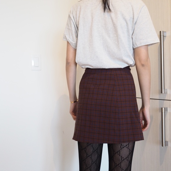 Sunday best Plaid Mini Skirt - Picture 3 of 5
